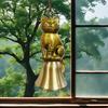 Cat Wind Chime Outdoor Kitten Design Wind Chime Garden Metal Cat Statue Hanging Memorial Ornament for Porch Decoration Cat Lovers Gift