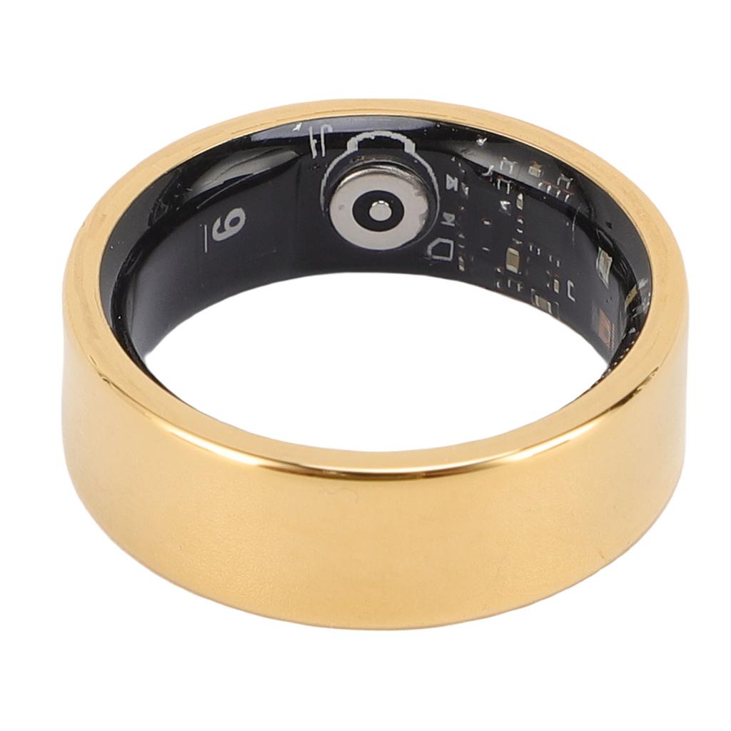 Smart Health Ring for Women Men Fitness Body Temperature Tracking Step Counting Page Turning Taking Photos IP68 Water