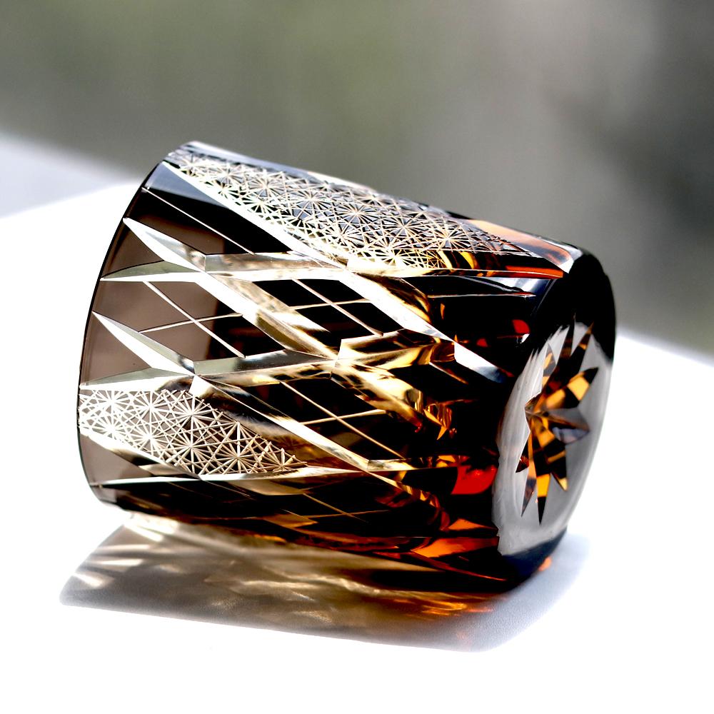 Luxury Hand Cut Whiskey Glass Edo