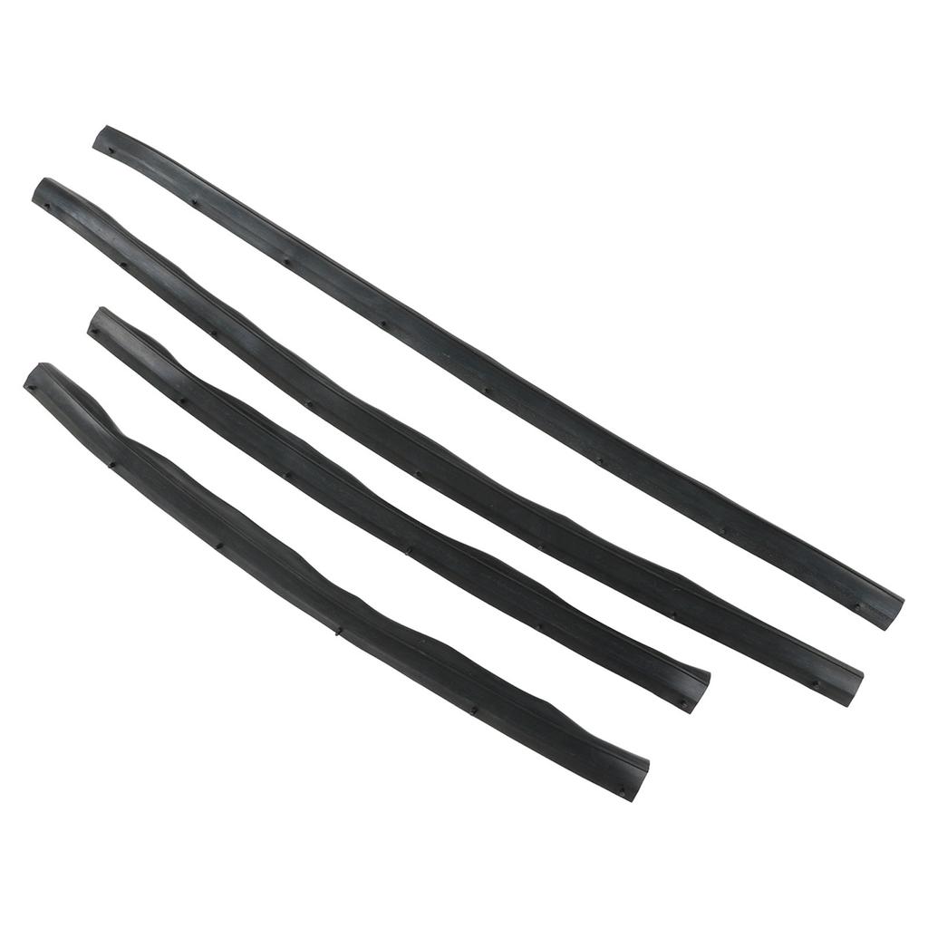 4 Stück Vorne Hinten Untere Tür Wetterleiste Autotür Zierleiste Dichtung Ersatz für Ford F‑450 F‑550 Excursion