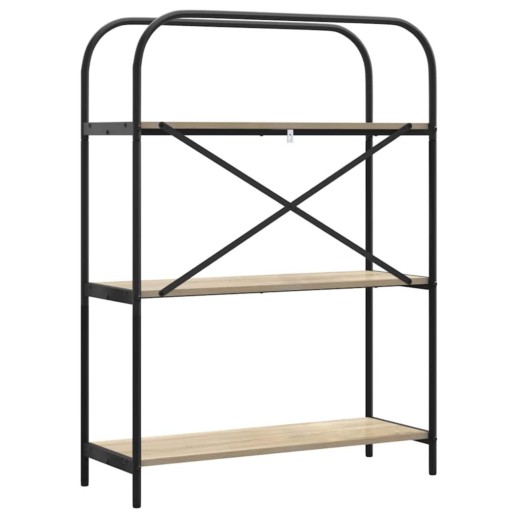 Bookshelf Sonoma Oak 80 x 30 x 109 cm Particleboard