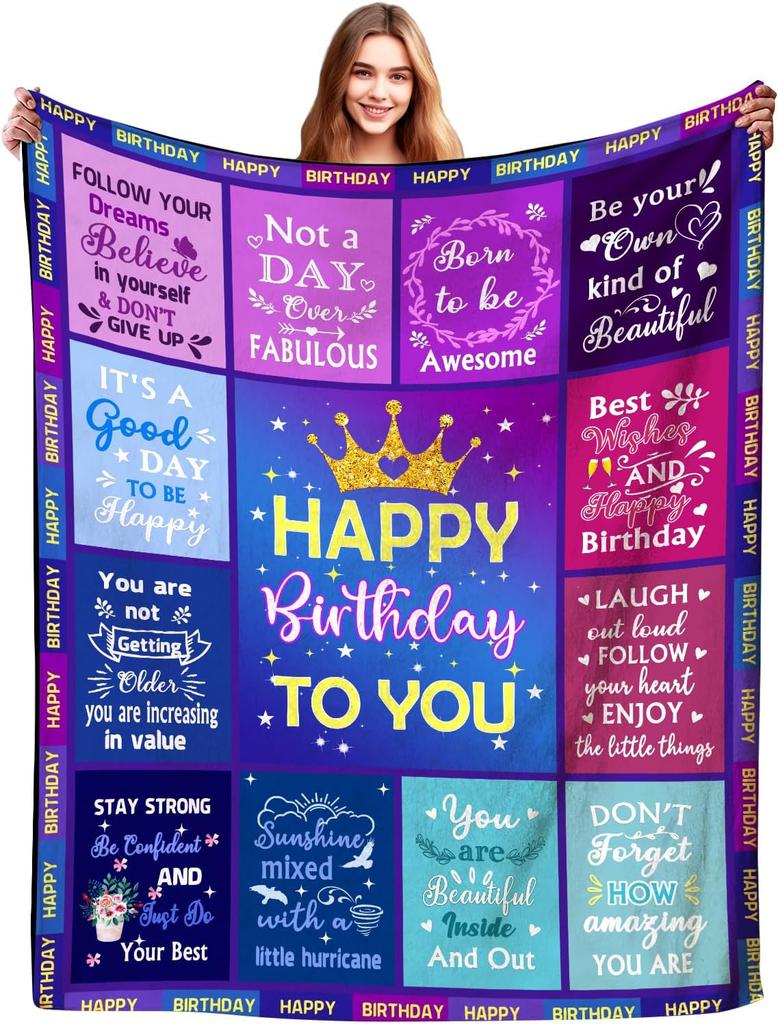 Inspirational Christian Throw Blanket for Women  Faith Healing Bible Verse Gift X Inches