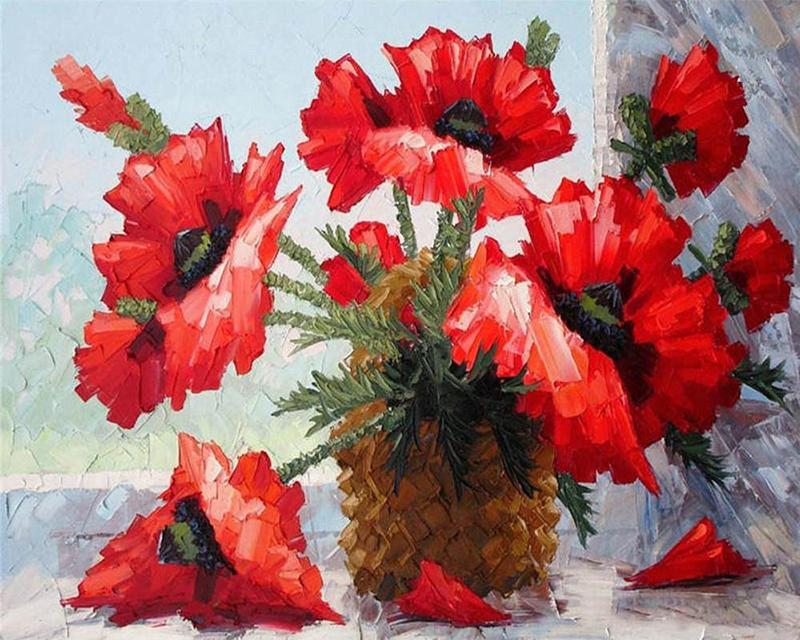 5D DIY Diamond Painting Full Round Square Rose Landscape Rhinestones Diamond Embroidery Cross Stitch Flowers Mosaic Handicraft