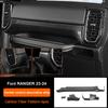 Carbon Fiber Interior Upgrade Overlay Covers For Ford Ranger Wildtrak T9 2023-2025 Rear Air Outlet Center Gear Shift Panel