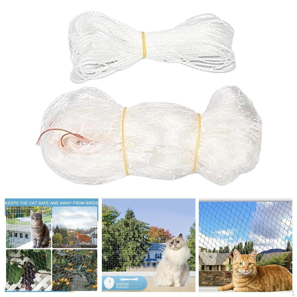 Cat Balcony Net Guard Easy Installation Large Anti-fall Netting Barrier for Stair