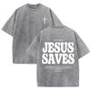 2026 Vintage Acid Wash Black Text Graphic T Shirt Minimal Cross Letter Print Oversized Unisex Casual Short Sleeve Tee
