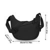 Fashion Large Capacity Women's Crossbody Bag Multi-layered Solid Color Shoulder Bag Simple Dumpling Bag Outdoor