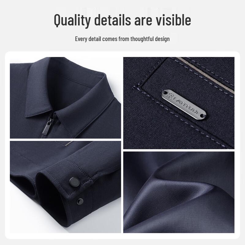 MONTAGUT Men's Wool Blend Business Casual Jacket