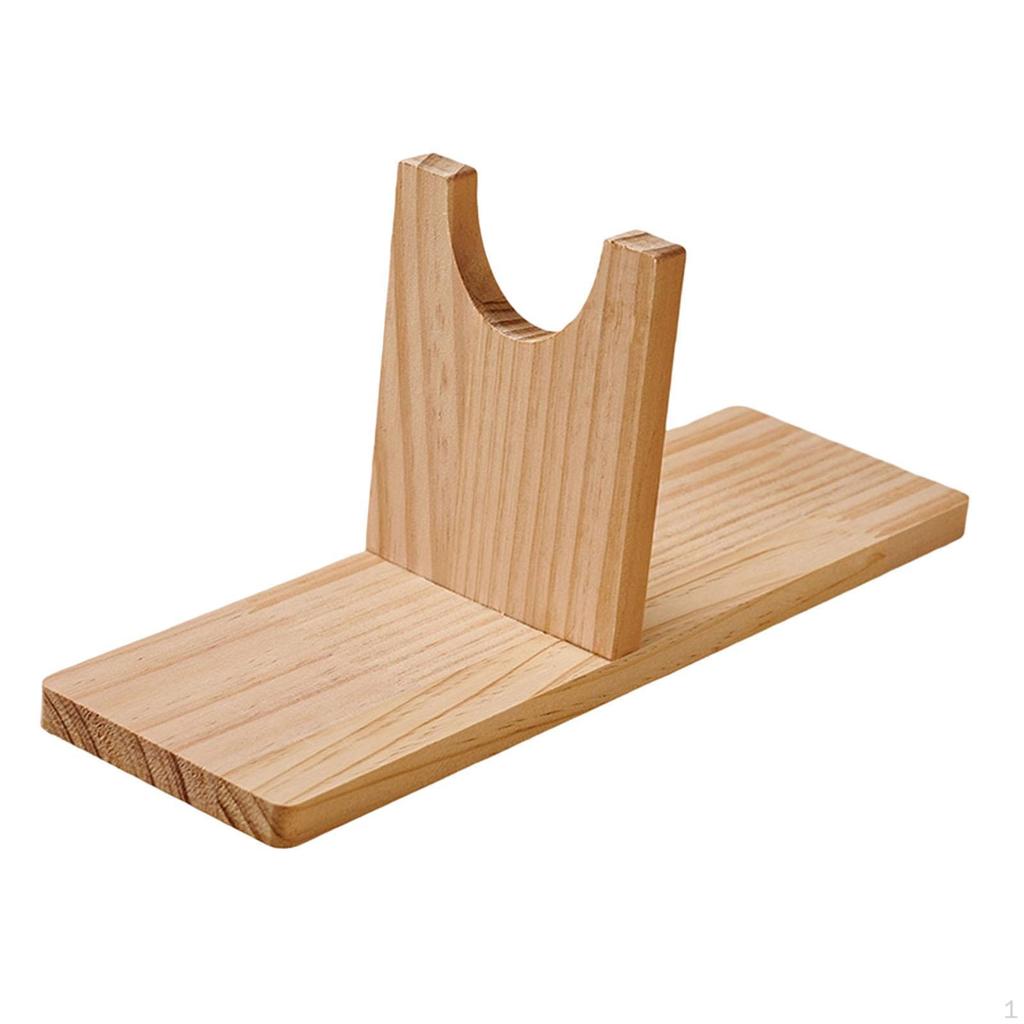 Glue Holder, Stable Wooden Base, Universal Lightweight Desktop Storage Organizer, Workshop