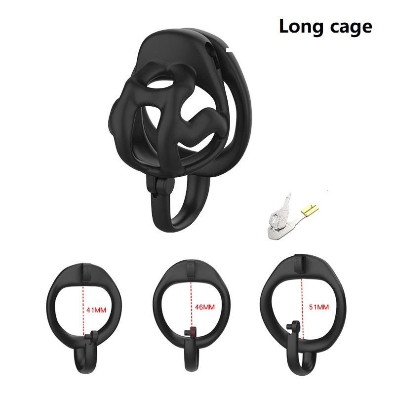 Male Penis Chastity Cage Set Small Bird Chastity Cage With 3 Size Rings Belt Penis Lock Ring Bondage Slave Man Sex Toy