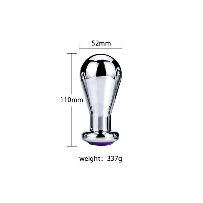 RUNYU Large Anal Plug Metal Lighting Modeling Butt Plug Women Men Anal Expansion Couple Adule Sex Toy 18+