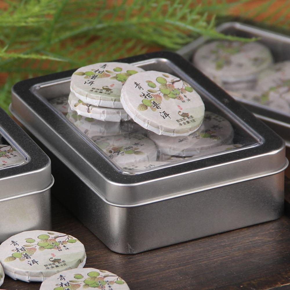 Mini Tuo & Square Tea Gift Box: Black, White, Pu'er & Chenpi