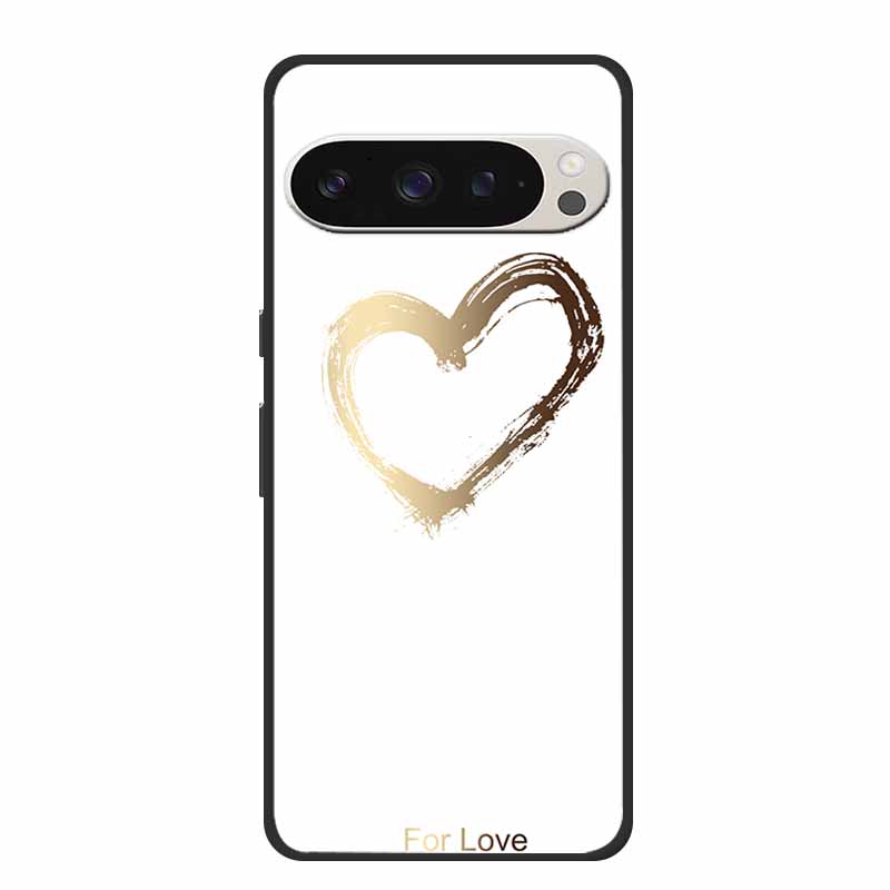 Für Google Pixel 9 5G Hülle Luxus TPU Weiches Silikon Handyhüllen für Google Pixel 9 Pro Pixel9 Cartoon Süße Stoßstangenabdeckung Fundas