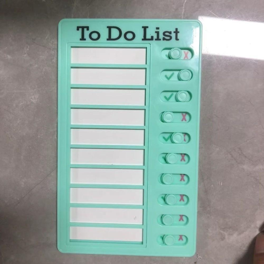 Plastik Aufgabenplan Wiederverwendbar Meine Aufgaben Checkliste Tafel Aufgaben Tracker Planer Zeitmanagement