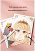Princess Makeup Bag & Sticker Set - Cute DIY Dress-up Toy for Kids