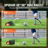 VEVOR Soccer Rebounder Board, 32"X12" Portable Soccer Wall with 2 Angles Rebound, Foldable HDPE Kickback Rebound Board