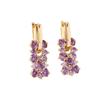 Boucles d'oreilles créoles Zircon Peint Micro, Polyvalentes Et Élégantes Boucles d'oreilles Haut de Gamme Pour Femmes