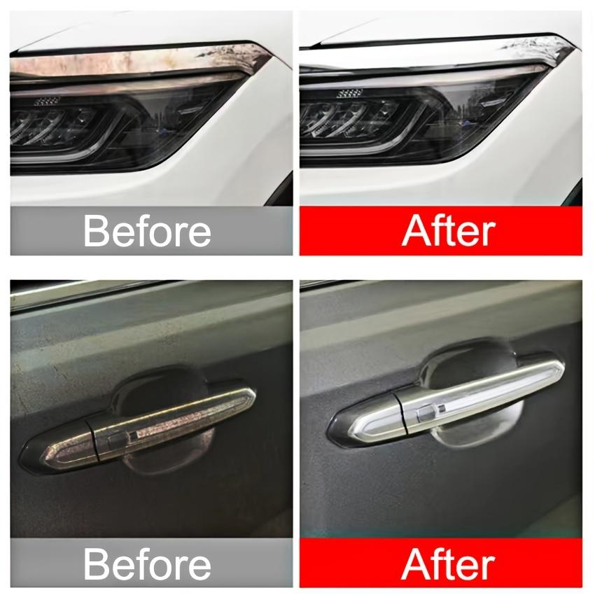 Car Door Handle Window Chrome Bright Strip Repair Metal Polishing Gloss Refurbishment Paste Water Stains Rust Removal Oxidation