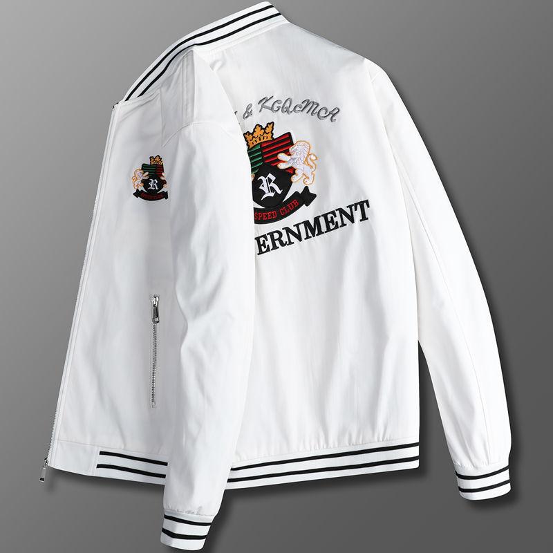 Men's Jacket Spring and Autumn Youth Large Size Versatile Handsome Thin Jacket Casual Trend Autumn