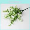 Eucalyptus Robusta Artificial Belt Faux Camellia Flowers Used For Outdoor Decor