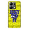 Phone Case - MANIACASE - Xiaomi Redmi Note 13 4G - Silicone TPU - Front Blue Yellow - Logo Just Do It