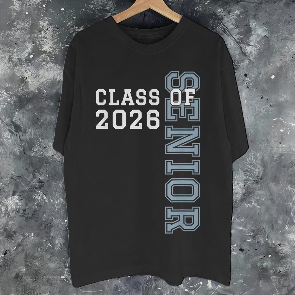 Unisexs WoUnisexs class of 2026 senior Graduation T Shirt Pure Cotton Graphic Printing TShirt Clothing Outfits