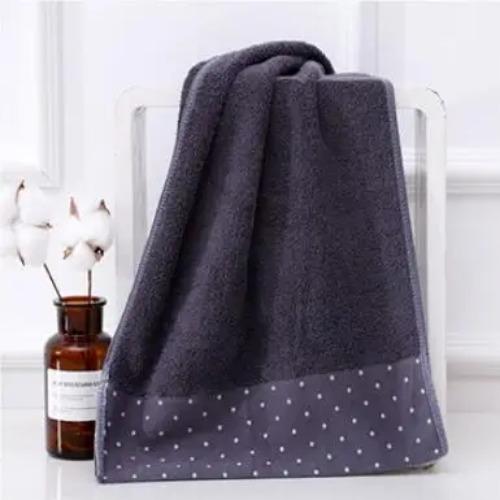100% Cotton High Quality Face Bath Towels White Blue Bathroom Soft Feel Highly Absorbent Shower Hotel Towel Multi-Color 75X35Cm