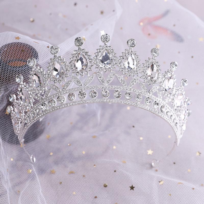 

Princess Bridal Crown - Elegant Fairy Style Wedding and Birthday Headpiece