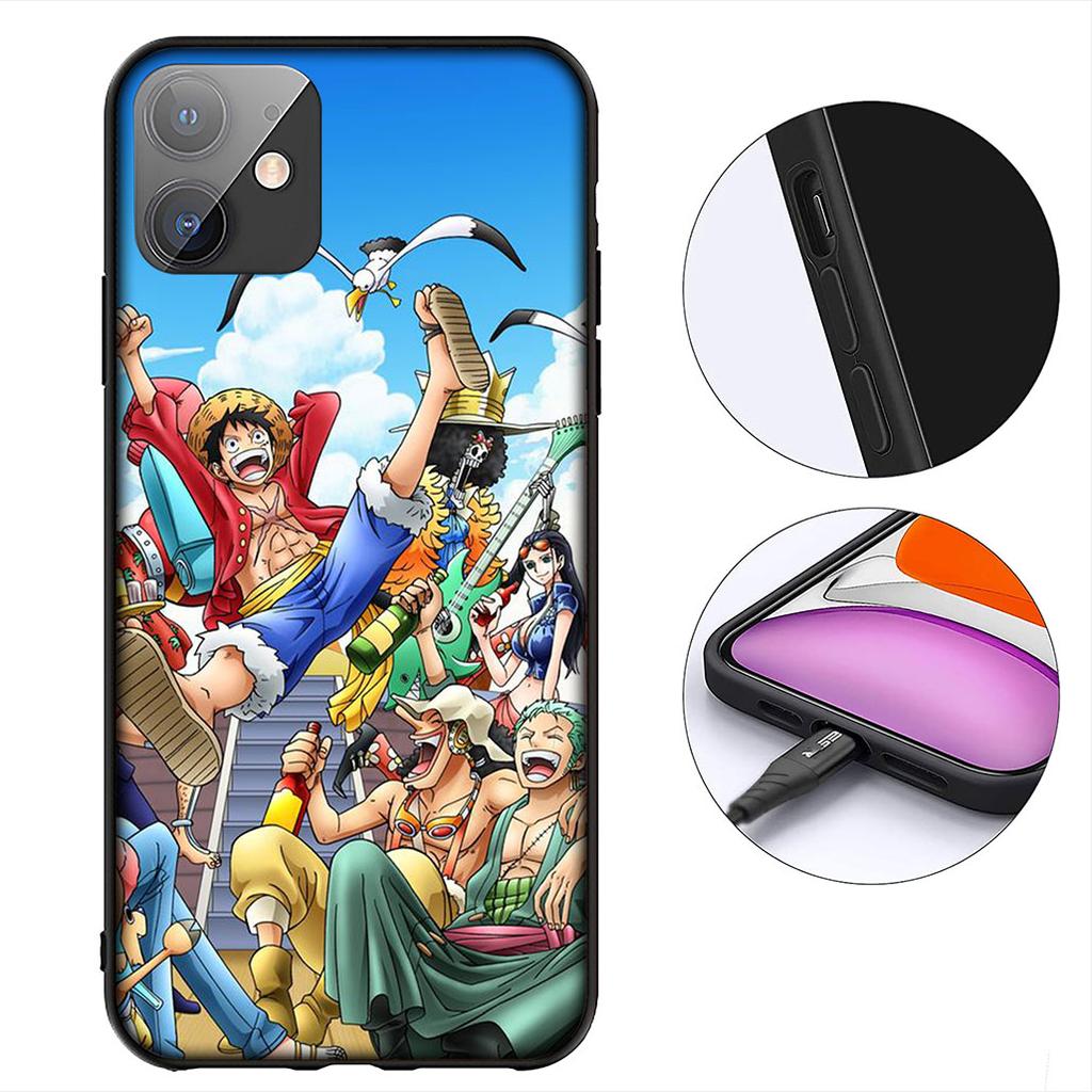 Roronoa Zoro One Luffy Pieces Nami Phone Cover for Apple iPhone 12 13 Mini XS 11 Pro Max 7 8 Plus + XR 8+ X SE 2020 SE3 Case