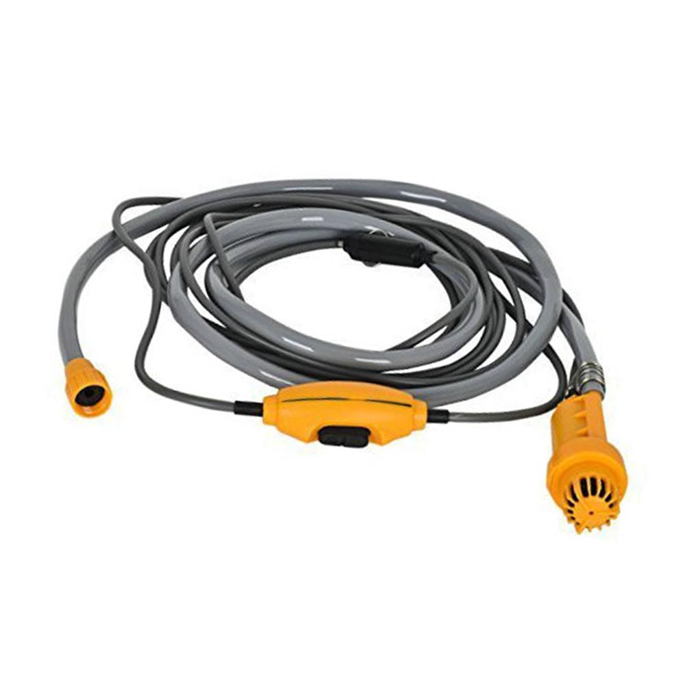 12V Camping Showers with Water Pump Portable Outdoor Shower Kit, 6 Meter Cable with Cigarette