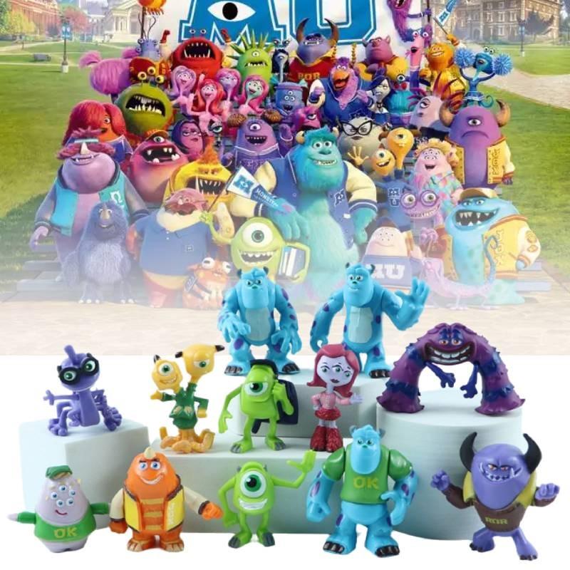 Monsters University 12pcs Action Figure Decoration Doll Cartoon Toy Gift Kids