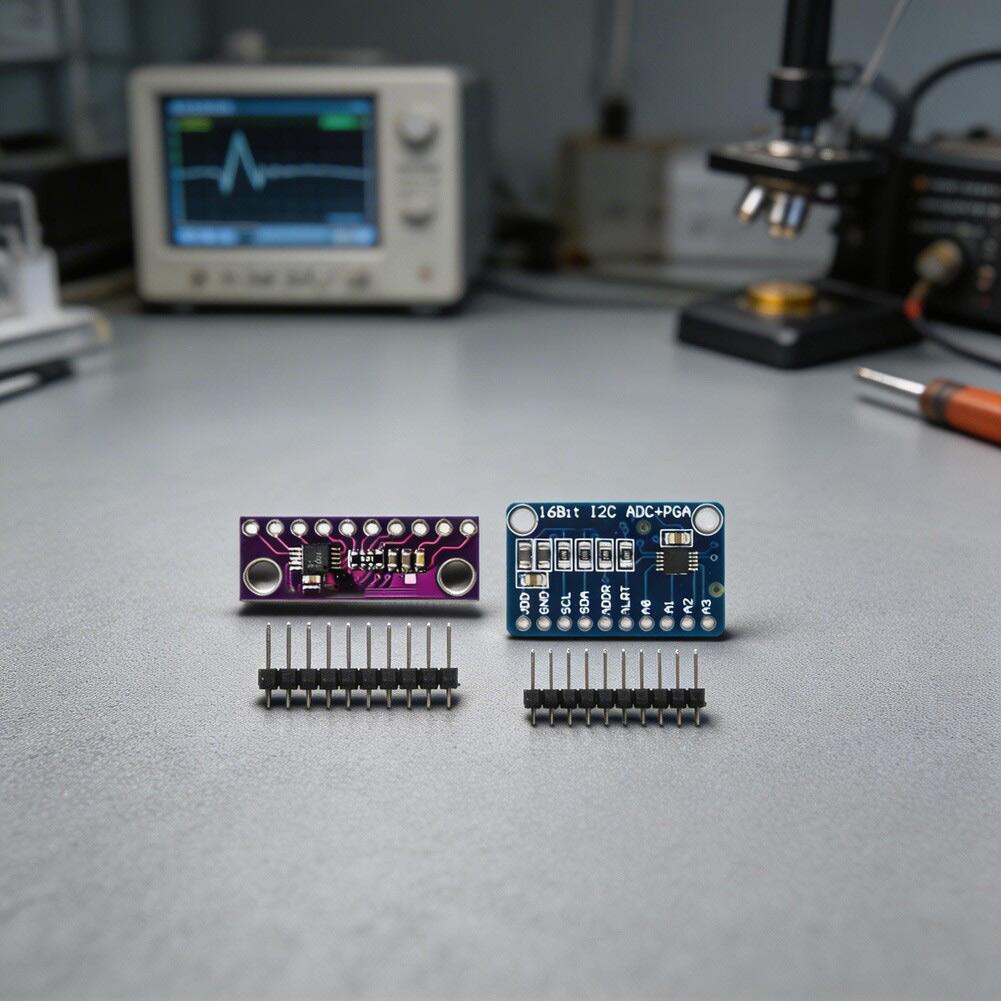 3pcs 16-bit ADC Converter Development Module For Electronic Devices Instruments Parts Accessories Easy To Install