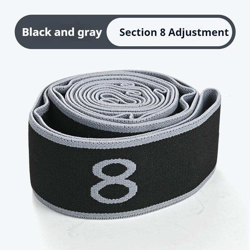 Resistance Bands for Assisted Stretching Yoga Pilates Dance Flexibility Training чёрный