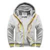 Mens Sweatshirt Hooded Autumn and Winter Men's Baseball Clothing Padded and Thickened Men's Jacket Warmth