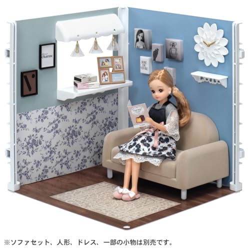 TAKARA TOMY Licca-chan Interior Coordination Dining Room (Francfranc Collaboration) Dress-up Play Toy Ages 3+