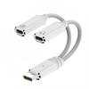 PD 100W Type C Splitter Audio Cable 2 in 1 Design 2-in-1 Headphone Adapter Cable  Phone Charging