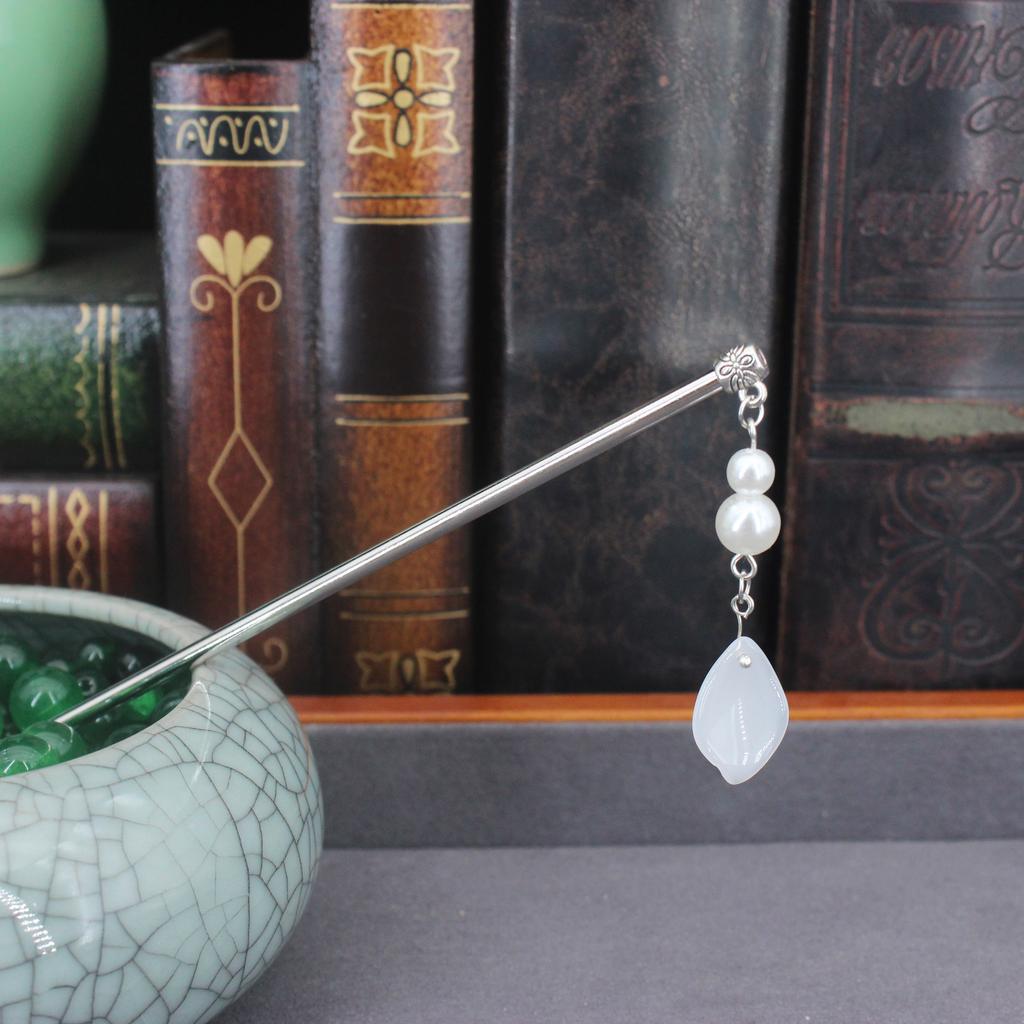 Fashion Metal Chinese Hair Stick For Women Silver Gold Color Butterfly Crystal Hairpin Female Hair Jewelry Accessories Gift