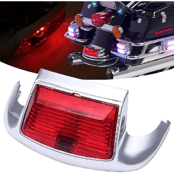 DREAMIZER Smoke Lens Front Fender Tip LED Light Compatible With Electra Glide 1980-2013 Heritage Softail Classic FLSTC 1986-2008