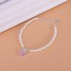 VENTFILLE 925 Sterling Silver Pearls Bamboo Knots Bracelet for Women Girl Simple Korean Jewelry Birthday Gift Dropshipping