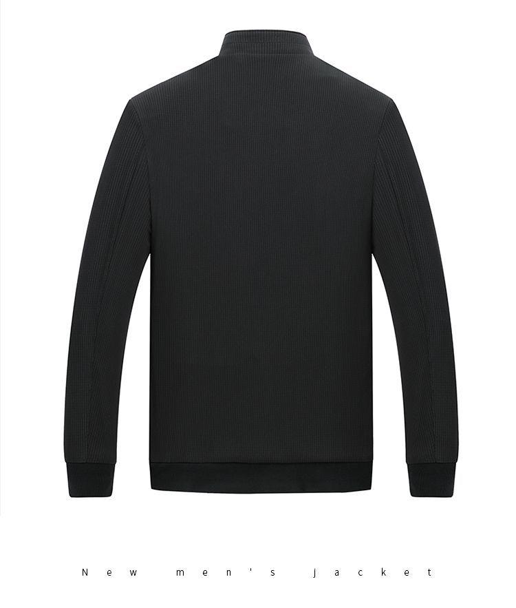 Men's Stand-up Collar Business Casual Jacket for Autumn and Winter