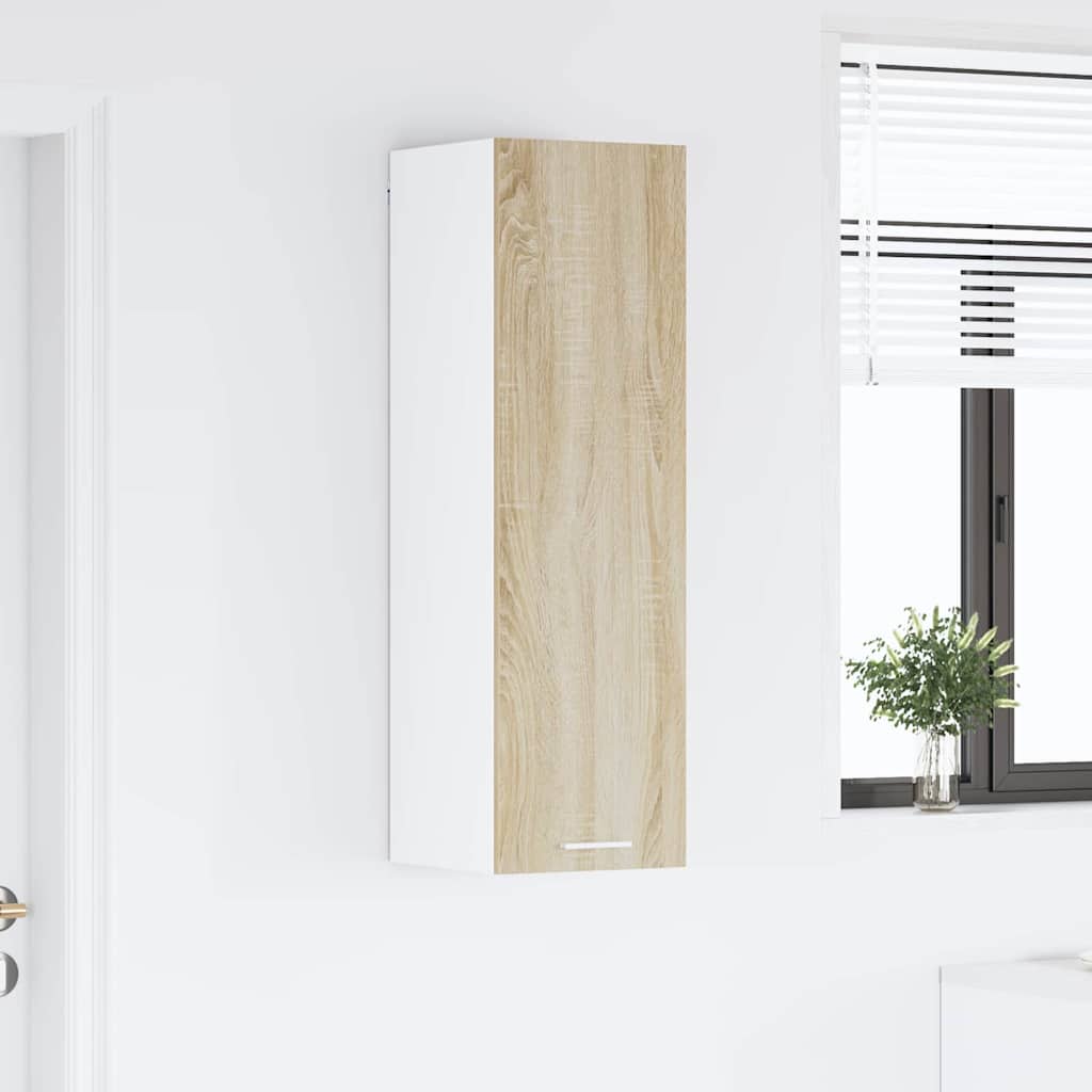 Hanging Cabinet Sonoma Oak Finish 30 X 31 X 100 Cm Particleboard
