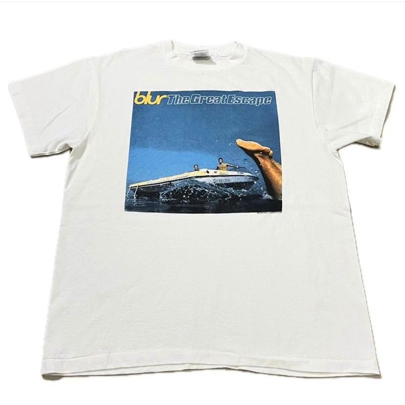 

Vintage BLUR The Great Escape Band 90s Single Stitch T-shirt REPRINT L