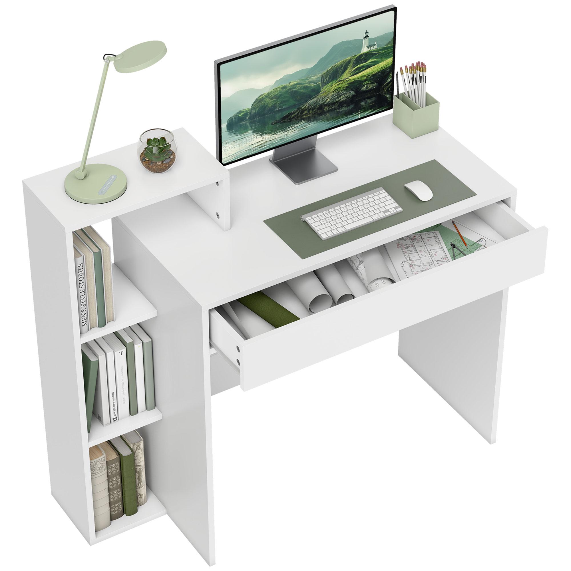 Desk with Storage, Computer Desk with
