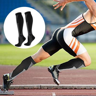 1 Paar Unisex-Sportsocken, Kompressionssocken für Yoga, knielang, langes Rohr, hochelastische Anti-Rutsch-Socken, warme Strümpfe für den Alltag