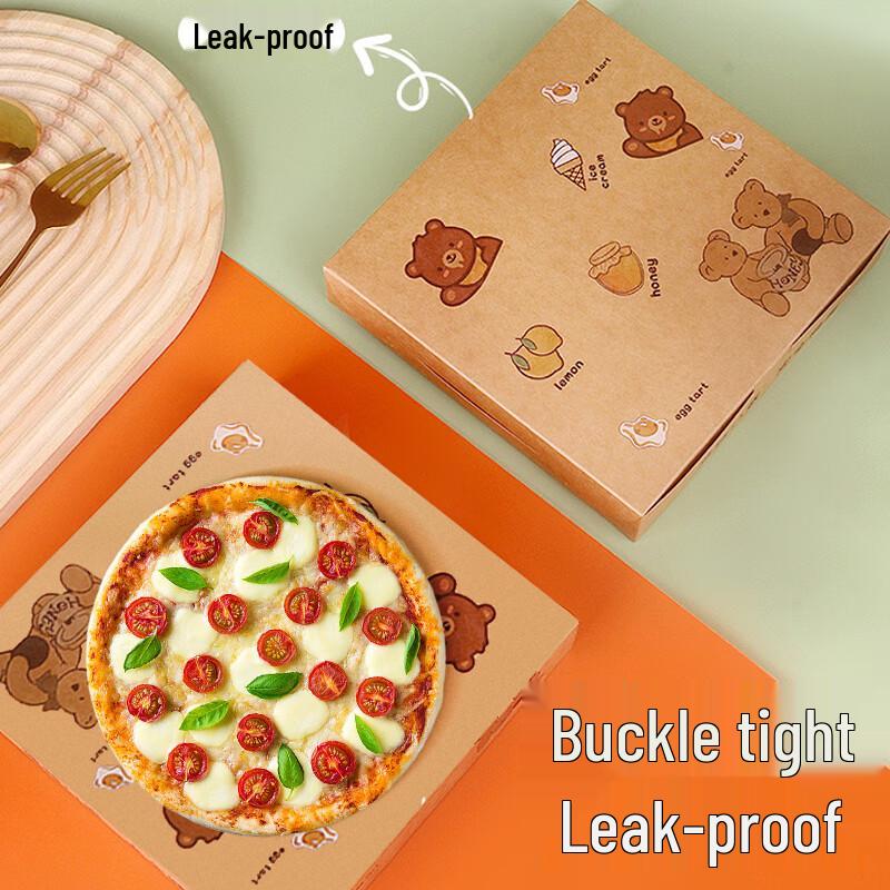 Edo Foldable Kraft Pizza Boxes