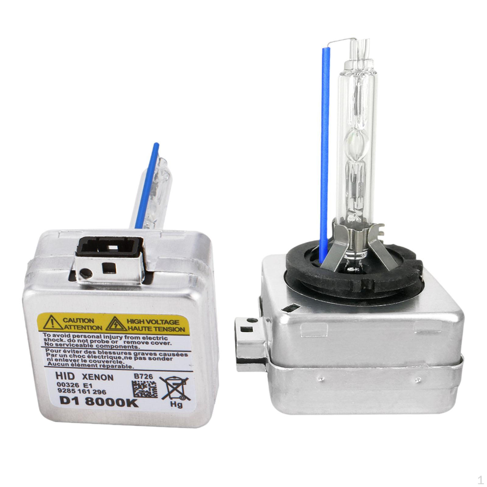 

2 Pieces D1S Xenon Hid Car Headlight Bulbs Light Bulb Replacement IP67 Waterproof Sturdy 8000K