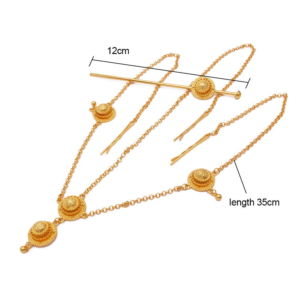 Orecchini Bracciali Anelli Collana Set Gioielli Sposa Festa Africana Dubai Set Gioielli Sposa Accessori Festa da Ballo