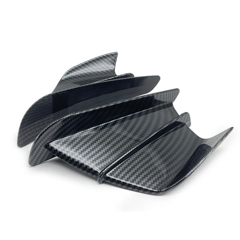 2X Universal Motorcycle Winglet Aerodynamic Spoiler Wing with Adhesive For Yamaha Suzuki Kawasaki Motorcycle Decoration Sticker