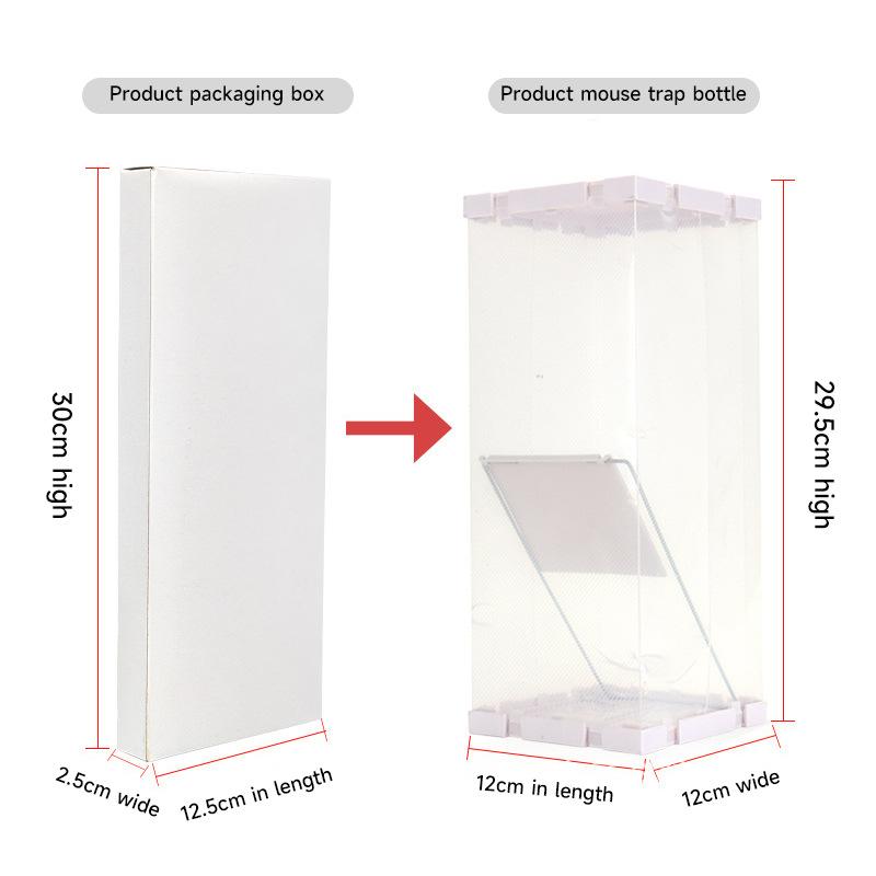 mousetrap mousetrap foldable fully transparent trap small size rat trap factory direct sales mouse cage