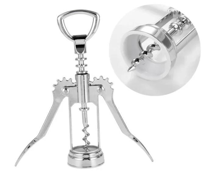 Wine Opener Multifunctional Corkscrew Bottle Opener Zinc Alloy Cork Remover Premium Winged Wine Bottle Opener jar